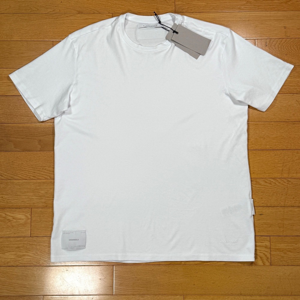 UNDERGOLD‎ Basics Slim Fit V2 T-shirt White Men's Size LARGE